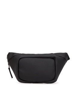 Saszetka nerka Rains Bum Bag Mini W3 14730 Czarny ze sklepu eobuwie.pl w kategorii Nerki - zdjęcie 181302421