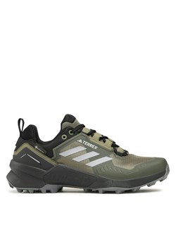 Trekkingi adidas Terrex Swift R3 GORE-TEX HR1312 Zielony ze sklepu eobuwie.pl w kategorii Buty trekkingowe męskie - zdjęcie 181302743