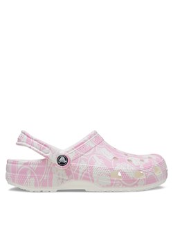 Klapki Crocs Classic Duke Print Clog 210003 Różowy ze sklepu eobuwie.pl w kategorii Klapki damskie - zdjęcie 181302771