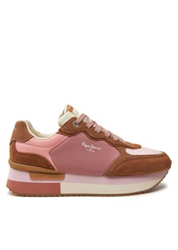 Sneakersy Pepe Jeans PLS60025 Brązowy ze sklepu eobuwie.pl w kategorii Buty sportowe damskie - zdjęcie 181302781