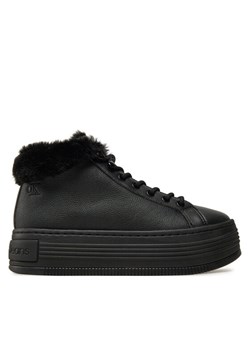 Botki Calvin Klein Jeans Bold Platf Low Laceup Mg YW0YW01590 Czarny ze sklepu eobuwie.pl w kategorii Botki - zdjęcie 181302882