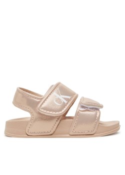 Sandały Calvin Klein Jeans V1A2-82062-0376 M Różowy ze sklepu eobuwie.pl w kategorii Sandały dziecięce - zdjęcie 181303331