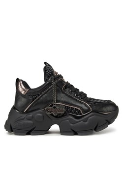 Sneakersy Buffalo Binary Quilt 1636304 Czarny ze sklepu eobuwie.pl w kategorii Buty sportowe damskie - zdjęcie 181303360