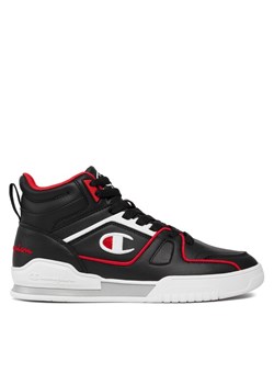 Sneakersy Champion Mid Cut Shoe 3 Point Mid S22119-KK002 Czarny ze sklepu eobuwie.pl w kategorii Trampki męskie - zdjęcie 181303380