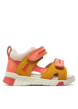 Sandały ECCO Mini Stride Sandal 2S Nb 76114160875 Pomarańczowy ze sklepu eobuwie.pl w kategorii Sandały dziecięce - zdjęcie 181303502