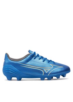 Buty do piłki nożnej Mizuno Alpha Select Fg NIÑO P1GB246527 Niebieski ze sklepu eobuwie.pl w kategorii Buty sportowe dziecięce - zdjęcie 181303592
