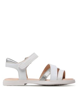 Sandały Geox J Sandal Karly Girl J5235D00254C1000 M Biały ze sklepu eobuwie.pl w kategorii Sandały dziecięce - zdjęcie 181303613