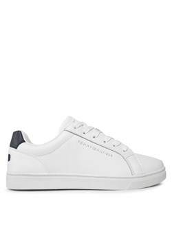 Sneakersy Tommy Hilfiger Essential Cupsole Sneaker FW0FW07687 Biały ze sklepu eobuwie.pl w kategorii Trampki damskie - zdjęcie 181303662