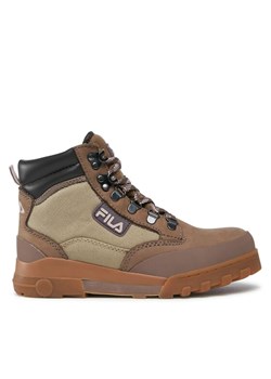 Trapery Fila Grunge Ii Cvs Mid Wmn FFW0365.73075 Beżowy ze sklepu eobuwie.pl w kategorii Workery damskie - zdjęcie 181303673