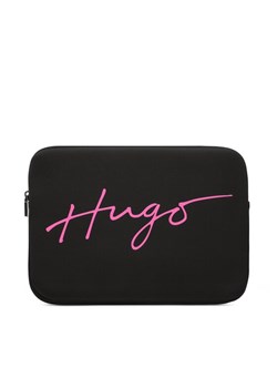 Etui na tablet Hugo Love Laptop Case-L 50492390 Czarny ze sklepu eobuwie.pl w kategorii Torby na laptopa - zdjęcie 181303744