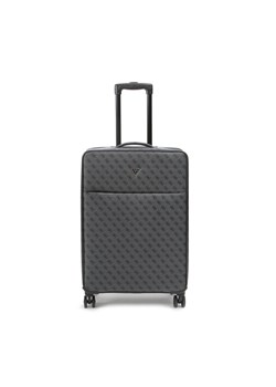 Walizka duża Guess Vezzola Travel TMVZLS P3302 Czarne rodowanie ze sklepu eobuwie.pl w kategorii Walizki - zdjęcie 181303801