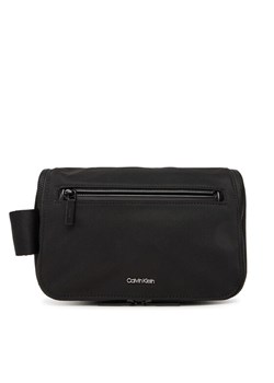 Kosmetyczka Calvin Klein Ck Ease Washbag W/Hanger K50K512943 Czarny ze sklepu eobuwie.pl w kategorii Kosmetyczki - zdjęcie 181303802
