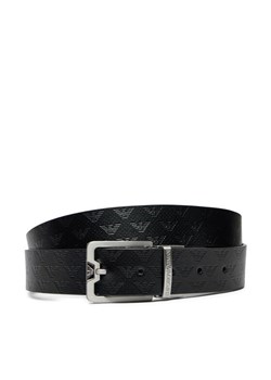 Pasek Męski Emporio Armani Y4S502 Y221E 81386 Czarny ze sklepu eobuwie.pl w kategorii Paski męskie - zdjęcie 181303973
