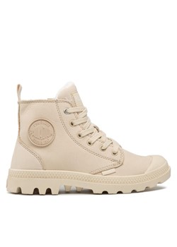 Trapery Palladium Pampa Hi Zip Wl 95982-217-M Beżowy ze sklepu eobuwie.pl w kategorii Workery damskie - zdjęcie 181304340