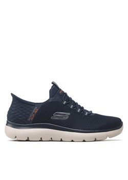 Sneakersy Skechers High Range 232457/NVY Granatowy ze sklepu eobuwie.pl w kategorii Buty sportowe męskie - zdjęcie 181304512