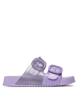 Klapki Melissa Mini Melissa Cozy Slide Inf 35685 Fioletowy ze sklepu eobuwie.pl w kategorii Klapki dziecięce - zdjęcie 181304722