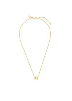 Naszyjnik Coach Pearl Signature C Pendant Necklace 37341916GLD651 Złoty ze sklepu eobuwie.pl w kategorii Naszyjniki - zdjęcie 181304793