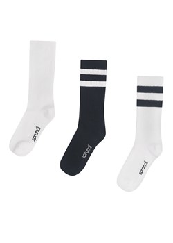 Zestaw 3 par wysokich skarpet unisex Sprandi 0UB-002-AW23 (3-pack) Czarny ze sklepu eobuwie.pl w kategorii Skarpetki męskie - zdjęcie 181304834