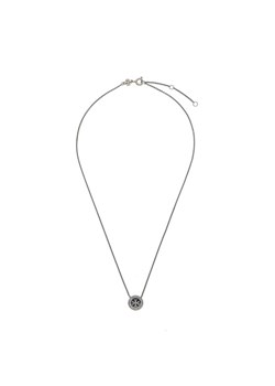 Naszyjnik Tory Burch Kira Enamel Pave Pendant Nackalce 143755 Czarny ze sklepu eobuwie.pl w kategorii Naszyjniki - zdjęcie 181304943