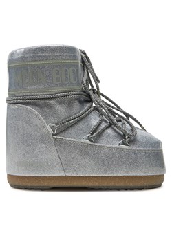 Śniegowce Moon Boot Icon Low Glitter 80D1409440 Srebrny ze sklepu eobuwie.pl w kategorii Śniegowce damskie - zdjęcie 181305064