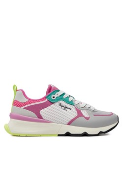 Sneakersy Pepe Jeans Brit Pro Fresh PLS31555 Szary ze sklepu eobuwie.pl w kategorii Buty sportowe damskie - zdjęcie 181305100