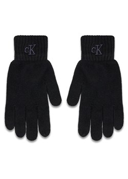 Rękawiczki Męskie Calvin Klein K50K512462 Czarny ze sklepu eobuwie.pl w kategorii Rękawiczki męskie - zdjęcie 181305151