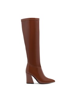 Kozaki Nine West SHARLEEZ 13196H Brązowy ze sklepu eobuwie.pl w kategorii Kozaki damskie - zdjęcie 181305233