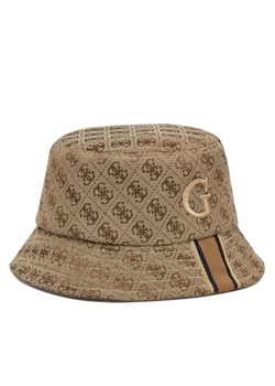 Kapelusz Guess Bucket AM9496 POL01 Brązowy ze sklepu eobuwie.pl w kategorii Kapelusze męskie - zdjęcie 181305281