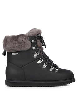 Śniegowce EMU Australia Larawag Leather W12937 Czarny ze sklepu eobuwie.pl w kategorii Śniegowce damskie - zdjęcie 181305462