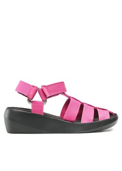 Sandały Fly London Webbing BASA841FLY Różowy ze sklepu eobuwie.pl w kategorii Sandały damskie - zdjęcie 181305511