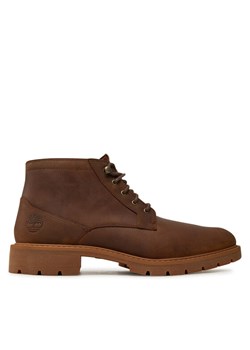 Trzewiki Timberland ELMHURST CHUKKA WR BASIC TB0A29E32031 Brązowy ze sklepu eobuwie.pl w kategorii Buty zimowe męskie - zdjęcie 181305513