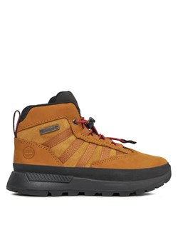 Trzewiki Timberland Euro Trekker Mid Leather TB0A65RV2311 Brązowy ze sklepu eobuwie.pl w kategorii Buty zimowe dziecięce - zdjęcie 181305614