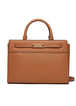 Torebka MICHAEL Michael Kors Primrose 30S4G12S2P Brązowy ze sklepu eobuwie.pl w kategorii Kuferki - zdjęcie 181306092