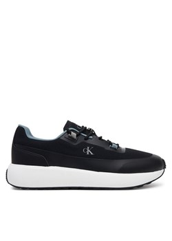 Sneakersy Calvin Klein Jeans Athleisure Runner Tech Ripstop YM0YM01205 Czarny ze sklepu eobuwie.pl w kategorii Buty sportowe męskie - zdjęcie 181306321
