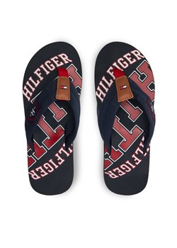 Japonki Tommy Hilfiger Essential Th Beach Sandal FM0FM01369 Granatowy ze sklepu eobuwie.pl w kategorii Klapki męskie - zdjęcie 181306451
