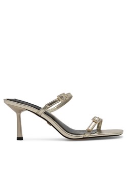 Klapki Nine West ZL23005-1CC Złoty ze sklepu eobuwie.pl w kategorii Klapki damskie - zdjęcie 181306490