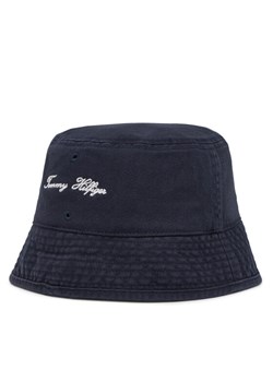 Kapelusz Tommy Hilfiger Seasonal Flag Bucket AM0AM13384 Granatowy ze sklepu eobuwie.pl w kategorii Kapelusze damskie - zdjęcie 181306612