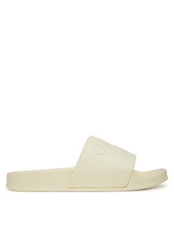 Klapki Guess E5GZ07BB00F Écru ze sklepu eobuwie.pl w kategorii Klapki damskie - zdjęcie 181306640