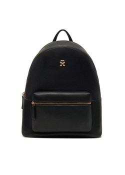 Plecak Tommy Hilfiger Th Logotape Backpack AW0AW17163 Czarny ze sklepu eobuwie.pl w kategorii Plecaki - zdjęcie 181306672