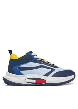 Sneakersy Tommy Hilfiger Low Cut Lace-Up T3B9-33884-1695 Granatowy ze sklepu eobuwie.pl w kategorii Buty sportowe dziecięce - zdjęcie 181306782