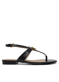 Sandały LAUREN RALPH LAUREN Everley 802959145001 Czarny ze sklepu eobuwie.pl w kategorii Sandały damskie - zdjęcie 181306790