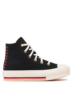 Trampki Converse Chuck Taylor All Star Eva Lift Hi A04953C Czarny ze sklepu eobuwie.pl w kategorii Trampki dziecięce - zdjęcie 181306833