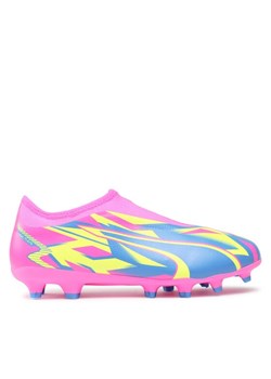 Buty do piłki nożnej Puma Ultra Match Ll Energy Fg/Ag Youth 107555 01 Różowy ze sklepu eobuwie.pl w kategorii Buty sportowe dziecięce - zdjęcie 181307183