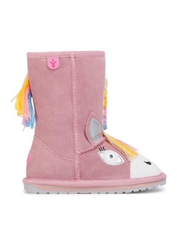 Śniegowce EMU Australia Magical Unicorn K12408 Różowy ze sklepu eobuwie.pl w kategorii Buty zimowe dziecięce - zdjęcie 181307324