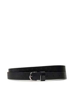 Pasek Damski Calvin Klein Ck Metal Round Buckle 2.5_Mono K60K613150 Czarny ze sklepu eobuwie.pl w kategorii Paski damskie - zdjęcie 181307571