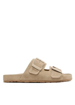 Klapki Manebi Traveler Nordic Sandals K 1.1 RT Beżowy ze sklepu eobuwie.pl w kategorii Klapki damskie - zdjęcie 181307721