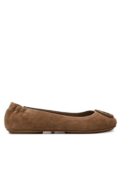 Baleriny Tory Burch Minnie 57247 Brązowy ze sklepu eobuwie.pl w kategorii Balerinki - zdjęcie 181307732