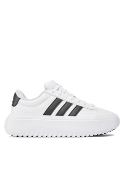Sneakersy adidas Grand Court Platform IE1092 Biały ze sklepu eobuwie.pl w kategorii Buty sportowe damskie - zdjęcie 181307862