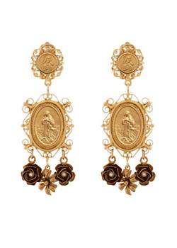 Klipsy Dolce&Gabbana WEG6M1 W0001 Złoty ze sklepu eobuwie.pl w kategorii Kolczyki - zdjęcie 181307880