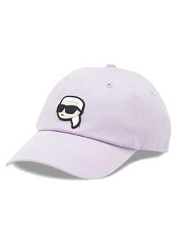 Czapka z daszkiem KARL LAGERFELD 230W3401 Fioletowy ze sklepu eobuwie.pl w kategorii Czapki z daszkiem damskie - zdjęcie 181307890